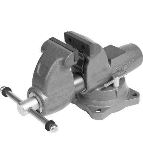 WILTON C1, Combination Pipe and Bench 4-1/2" Jaw Round Channel Vise with Swivel Base