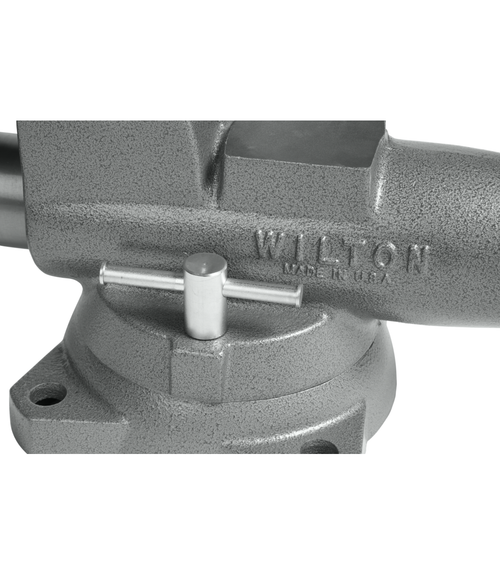 WILTON C1, Combination Pipe and Bench 4-1/2" Jaw Round Channel Vise with Swivel Base