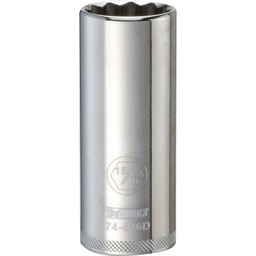 DEWALT 001Pc 12Dr Deep Socket-12Pt-15/16
