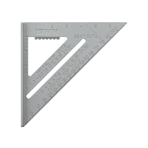 IRWIN ALUMINUM RAFTER SQUARE 7"