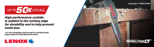 LENOX Recip 156Rct 12 X 1 X 050 X 6 Ngcr 5/Pk