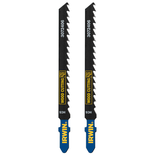 IRWIN T-SHANK 4" 6TPI CARBON FLEAM GROUND