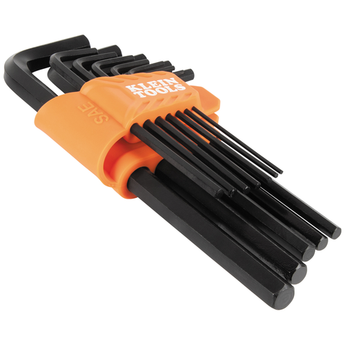L-Style Long Hex Key Set, SAE, 12-Piece