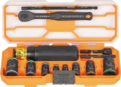 Flip-16 KNECT™ Ratcheting Impact Flip Socket Screwdriver Set