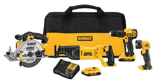 DEWALT 20V Max Combo Kit, Compact 4-Tool