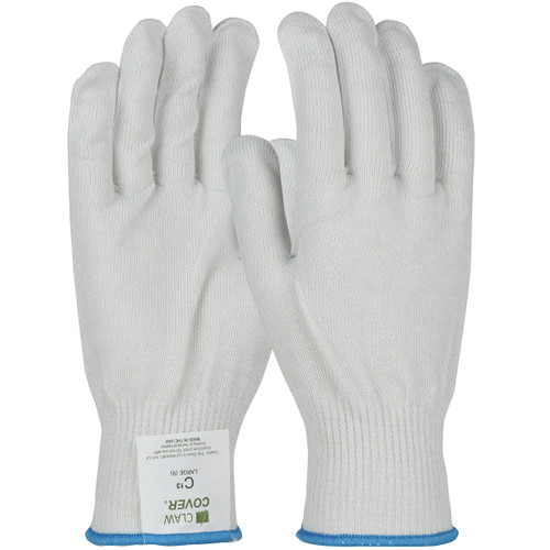 Claw Cover® 13-231 Lightweight Cut Resistant Gloves, Size S, White, ANSI A7