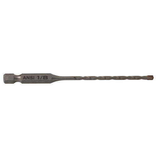 IRWIN DRL BIT IMPACT MASONRY 1/8"X4"OAL CARD