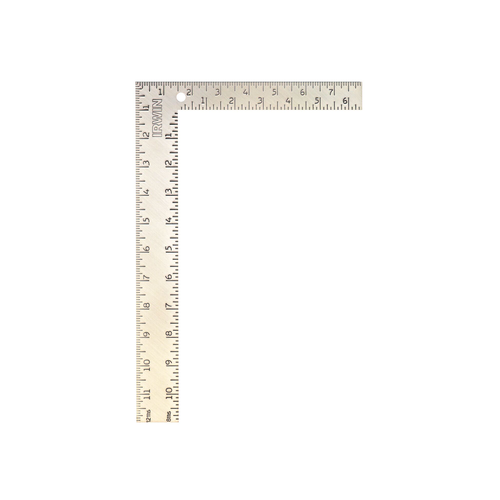 IRWIN STEEL CARPENTER SQUARE 8" X 12"
