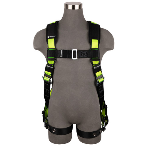 SafeWaze PRO Full Body Harness: 1D, MB Chest, TB Legs  (4X)