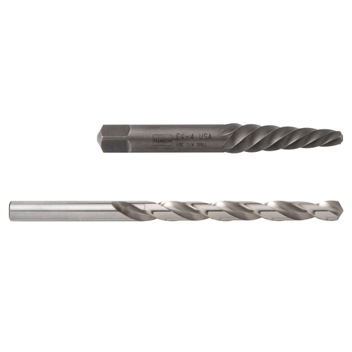 IRWIN EXTRCTR + DRILL BIT EX-4+1/4