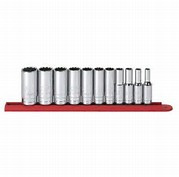 13 Pc. 3/8" Drive 12 Point Deep SAE Socket Set