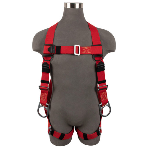SafeWaze Welding Full Body Harness: 3D, MB Chest, MB Legs  (3X)