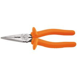 Klein 8" Insulated HD Long Nose Pliers