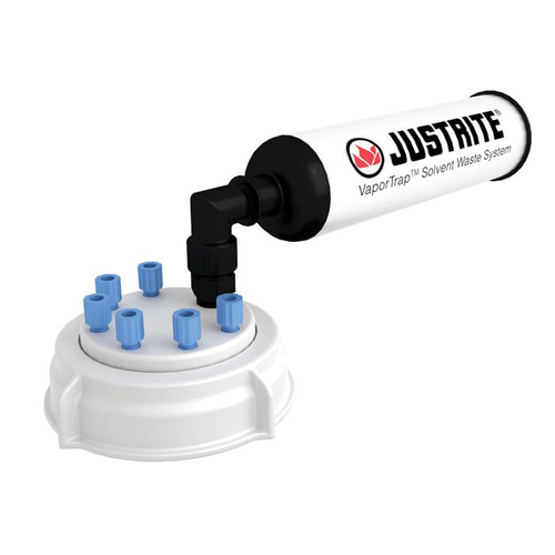 70mm VaporTrap UN/DOT Cap with Filter Kit, 6 Ports 1/8'' OD Tubing - 12831