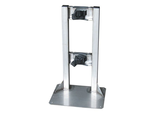 Stainless Steel Gas Cylinder Stand, 1 Cylinder Capacity - 35280