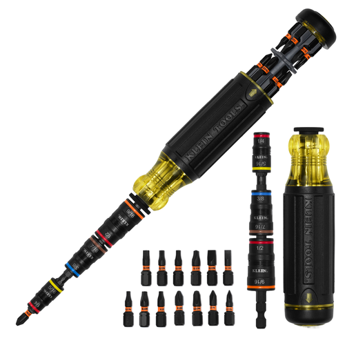 20-in-1 Impact Driver Set with Screwdriver Bits and Flip Sockets