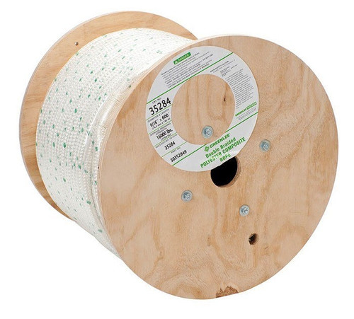 GREENLEE 9/16" X 600' Double-Braided Composite Rope