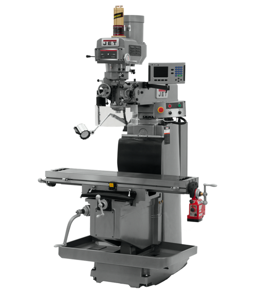 JTM-1254RVS with ACU-RITE 203 3X (Q) DRO, X Powerfeed & Air Power Drawbar