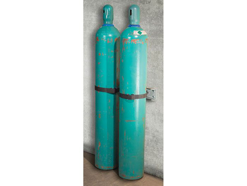 Steel Gas Cylinder Support Bracket, Two 12" Cylinder Capacity, Wall Mount - 35264