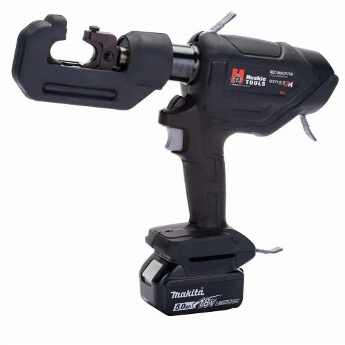 HUSKIE 6 TON COMPRES. TOOL KIT (C-HEAD), W/ 2 MAKITA LXT BATTERIES (5Ah), AC CHARGER
