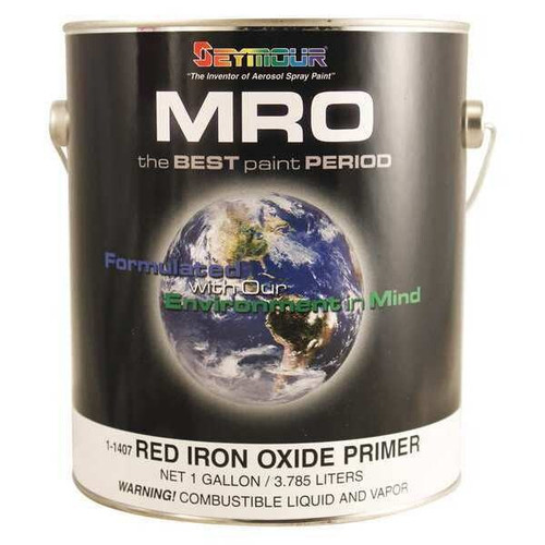 Seymour Red Iron Primer MRO Industrial Coatings Paint 1 Gallon   4/CS