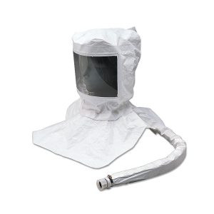 Allegro Maintenance Free Tyvek Hood CF SAR Assembly w/ Suspension and LP Flow Adapter w/ OBAC Fitting