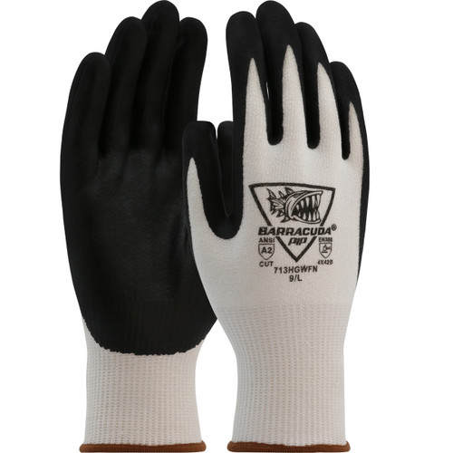 Barracuda® 713HGWFN  Cut Resistant Gloves, Size XS, White, ANSI A2
