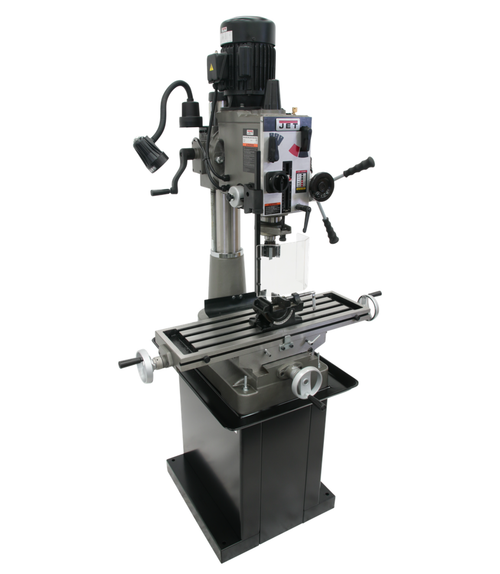 JMD-40GH Geared Head Mill/Drill with Newall DP700 2-Axis DRO & X-Powerfeed