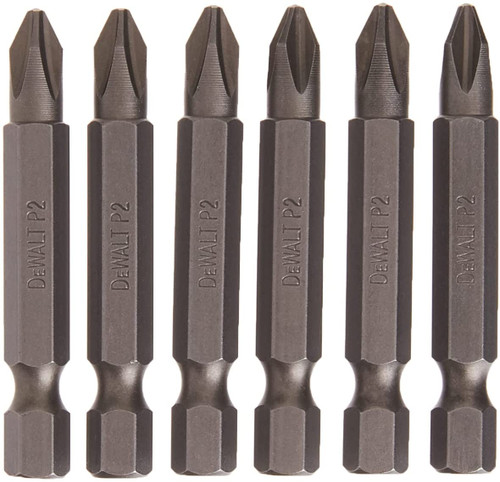 DEWALT #1 Phillips 1" Insert Bit Tips  (P/N DW2022B6)
