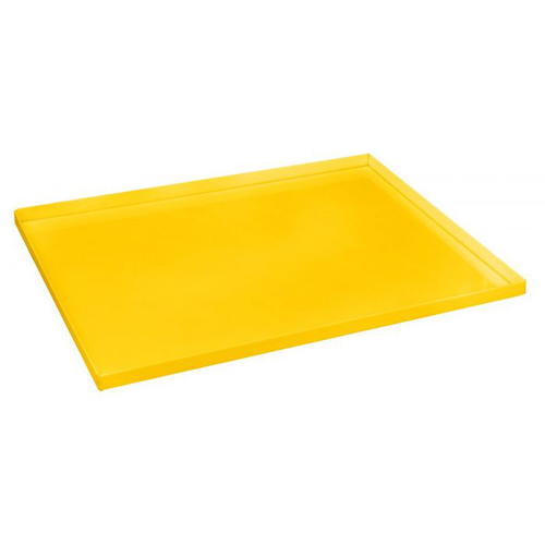 Polyethylene Sump Shelf Tray for 90 Gallon Safety Cabinet, Yellow - 29058