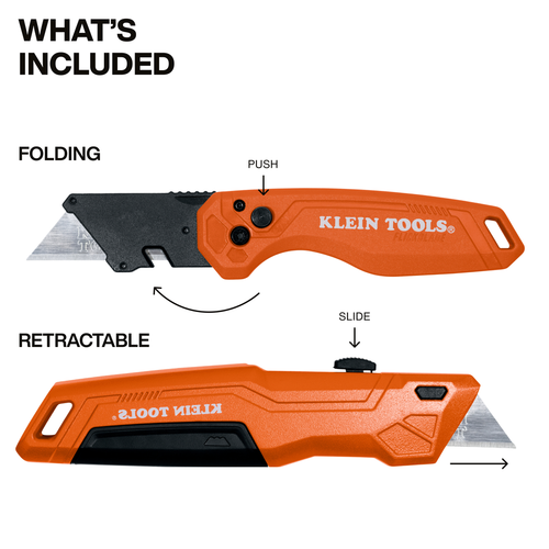 Folding And Slide Out Utility Knife Set