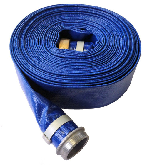 4"x 50ft M&F NPSH PVC Discharge Hose 