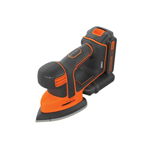 BLACK+DECKER 20 CORDLESS MOUSE SANDER W/BATTERY