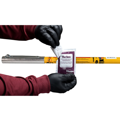 Fiberglass Pole / Hot Stick Cleaner Wipes (Kit of 12)