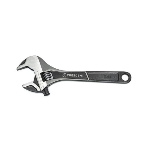 WRENCH,8",ADJ,WIDE JAW,CARDED