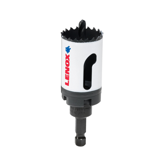 LENOX Hole Saw, Bi-Metal, Speed Slot, Arbored, 1-3/8-Inch