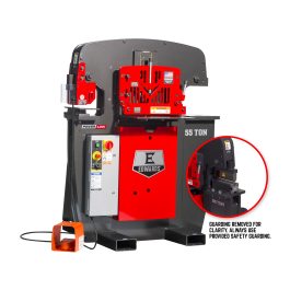 55 Ton Ironworker 3 Phase, 230 Volt, PowerLink, 10" Brake
