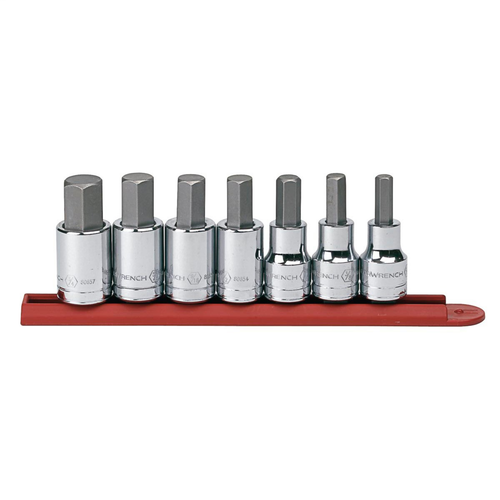 7 Pc. SAE Hex Bit Socket Set