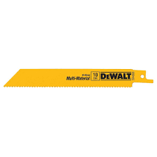 DEWALT Reciprocating Saw Blades, Straight Back, 6-Inch, 10 Tpi, 25-Pack