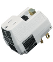 Southwire 15A USER ATTACHABLE GFCI PLUG (manual reset) WHITE 6/BX