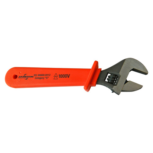Jameson 1000V Insulated Adjustable Wrench, 12"
