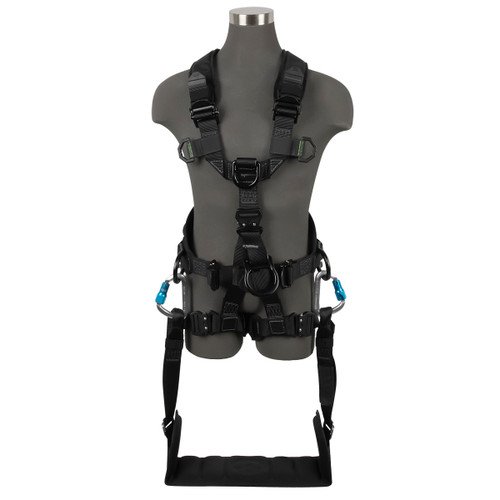 SafeWaze Wind & Tower Harness: 5D, Removable Seat, QC Legs  (S/M)