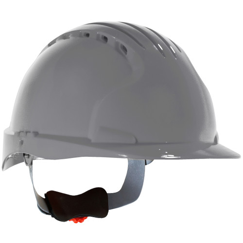 Evolution® Deluxe 6151 280-EV6151V  Hard Hats, Size OS, Gray