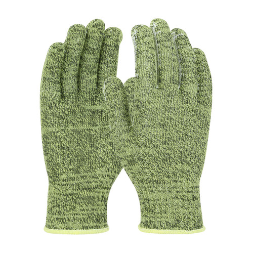 Kut Gard® 07-TW600 Heavy Weight Cut Resistant Gloves, Size S, Green, ANSI A6