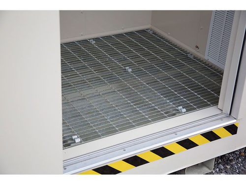 12-Drum, Explosion Relief Panels, 4-Hour Fire-Rated Outdoor Safety Locker - 913121