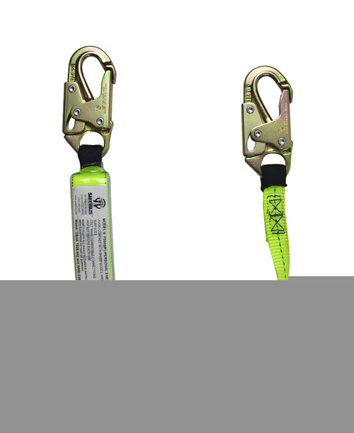 SafeWaze PRO 3' Energy Absorbing Lanyard: Snap Hook
