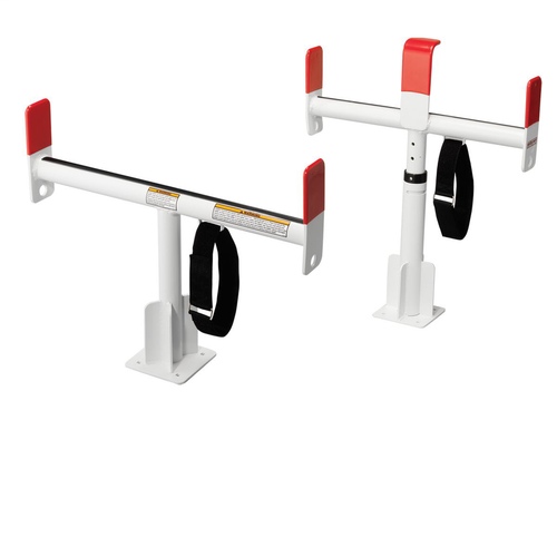 Service Body Rack - Aluminum, White Finish
