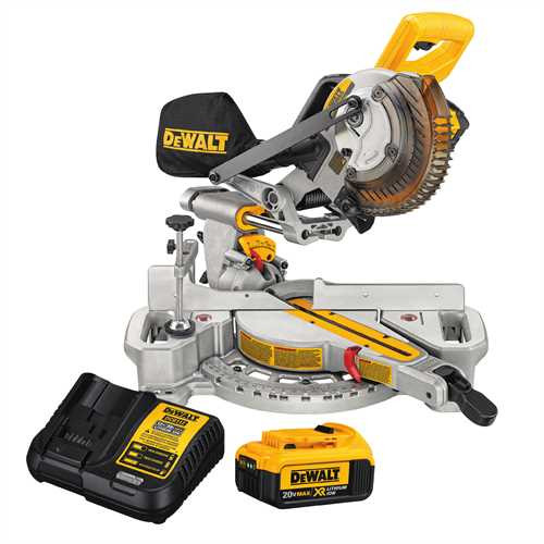 DEWALT 20V MAX* 7-1/4 in. Sliding Miter Saw Kit