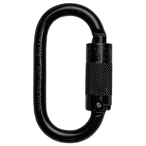 SafeWaze Oval Steel Triple Lock Carabiner