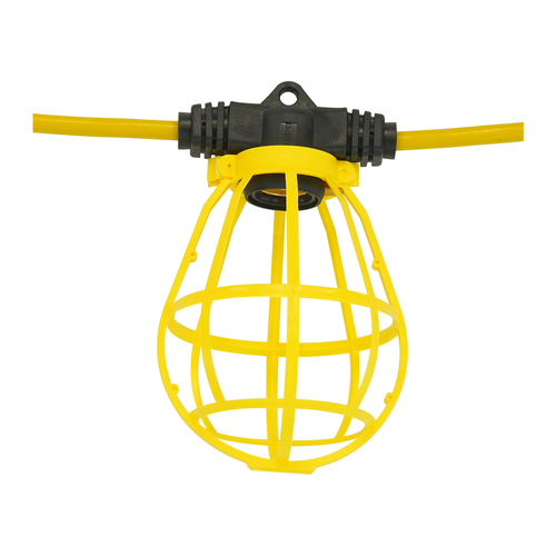 SOUTHWIRE 50' Plastic Cage String Light W/ 12/3 SJTW Cord & L5-20 Plug 1/BX